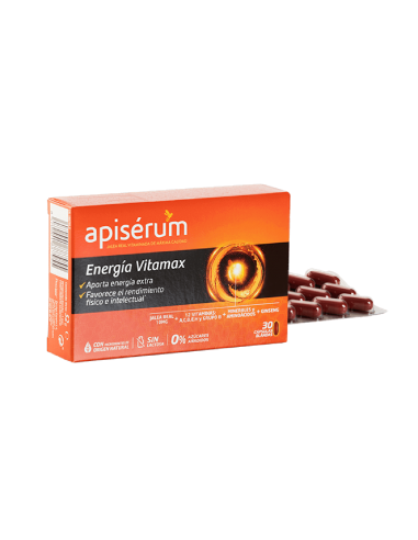 APISERUM ENERGÍA VITAMAX 30 CÁPSULAS